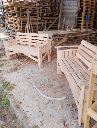 Banco de pallet