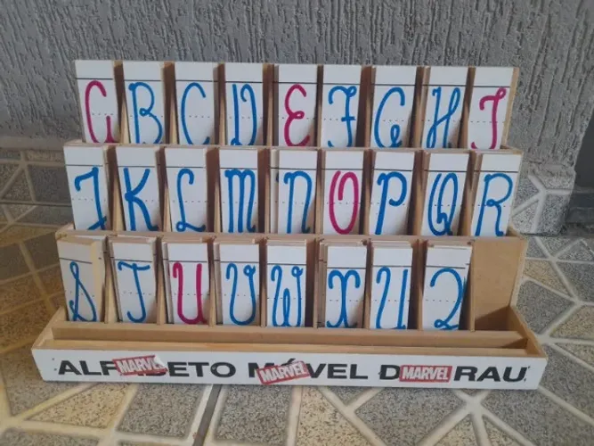 Alfabeto Móvel Montessori