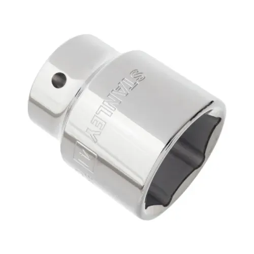 Soquete Sextavado 3/4'' 41mm Aço Cr-V Cromado Stanley 89-341