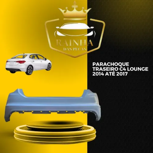 Parachoque Traseiro C4 Lounge 2014 até 2017