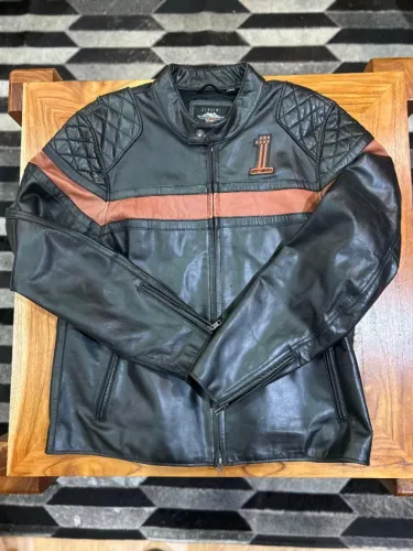 Jaqueta De Couro Harley Davidson Victory 98012-21vm Tam : G