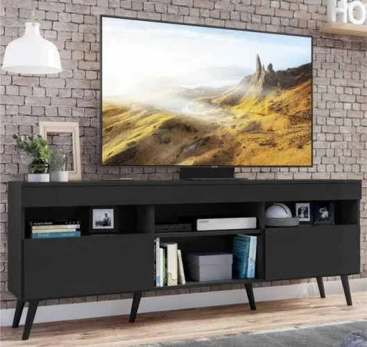 Promoção Rack Preto 65" - 02/10