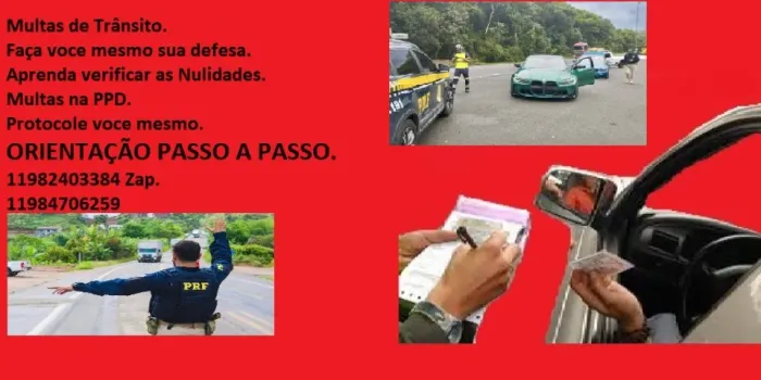 Recurso de multas de transito passo a passo.