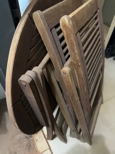 Jogo mesa e cadeira tokstok 