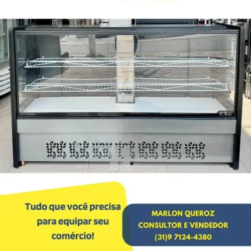 Balcão de Tortas 1,25 / 1,75M Polar Novo