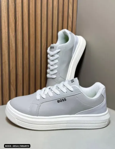 Tenis casual Boss cinza blackfriday