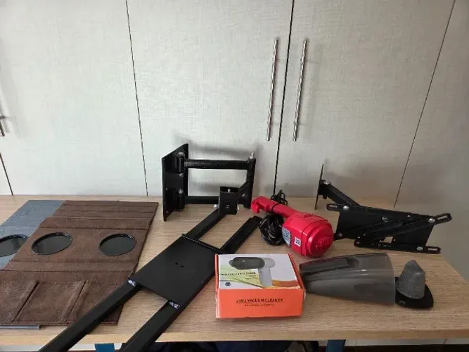 Suportes de parede para tv, aspiradores e apoio de copo para sofá