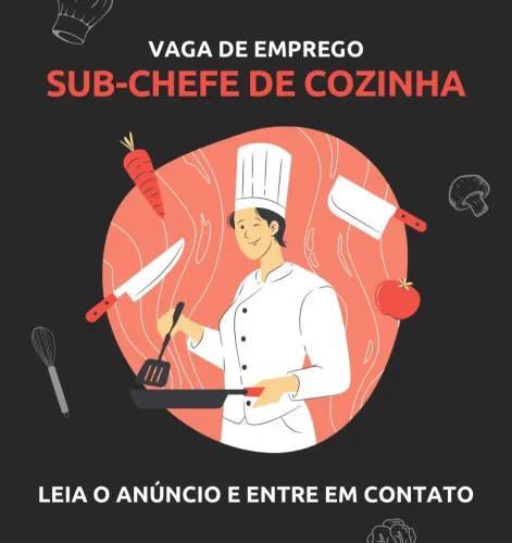 Buffet infantil do grupo Coco Bambu contrata Sub-chefe de Cozinha com experiência