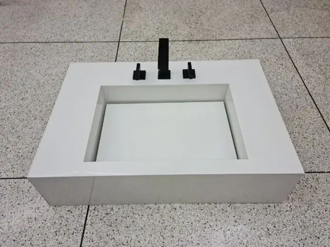 Bancada Esculpida de Banheiro 