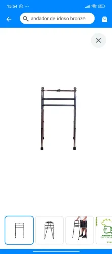 Andador bronze novo