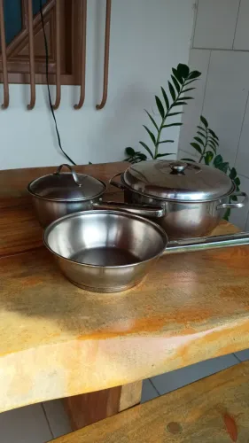 Panela de inox tramontina