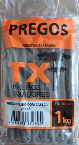 Pregos 25x72 - Ideal para Postes e Alambrados de madeira