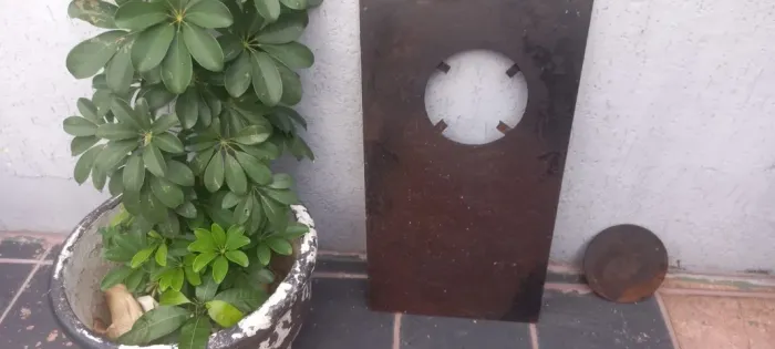CHAPA FORNO A LENHA (01-Boca FERRO FUNDIDO 10MM)