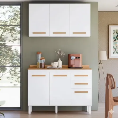 Armário de cozinha conjunto intenza 3 portas