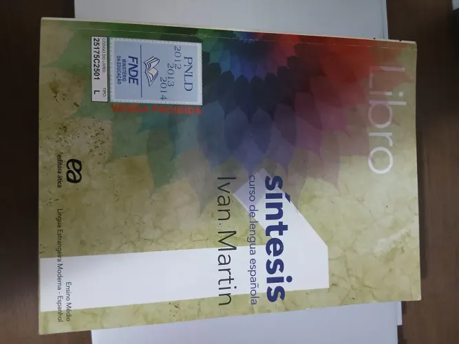 Livro de espanhol Síntesis