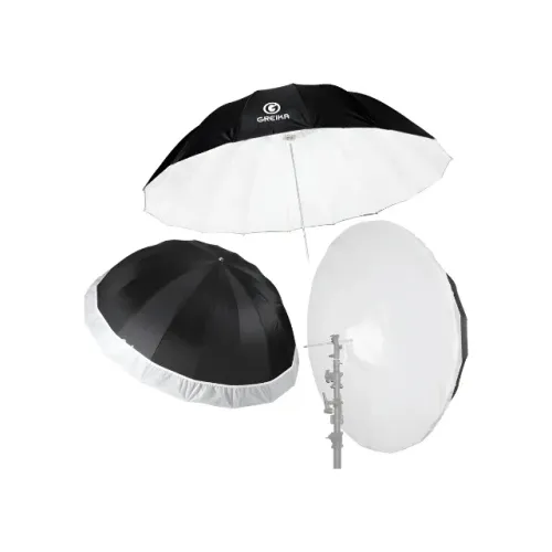 Sombrinha Preta Branca 180cm Greika C/ Difusora Bw16-75s