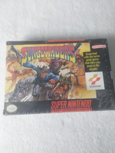 Fita Super Nintendo sunset rideres Snes Lacrada