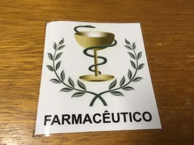 Adesivo Farmacêutico para colagem interno no vidro