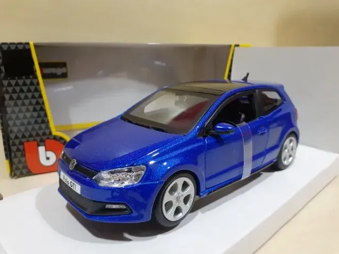 Miniatura Volkswagen Polo Gti Mark 5 1/24 Burago #c24