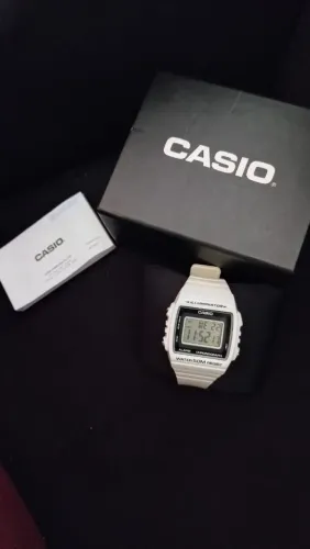 Relógio Casio Branco | Casio w215h