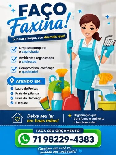 Trabalho com faxina