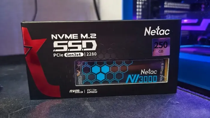 SSD NVMe 250GB Netac NV3000 LACRADO