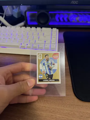 Figurinha da copa 2026 Messi ouro Gold