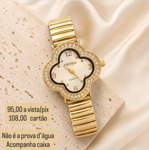 Relógio Feminino Flor