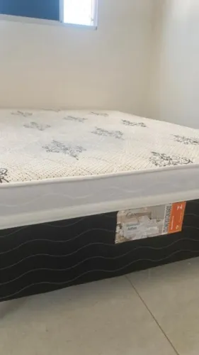 Cama Box Casal Usada - Excelente Estado, Sem Defeitos