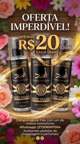 Colônia e bory splash