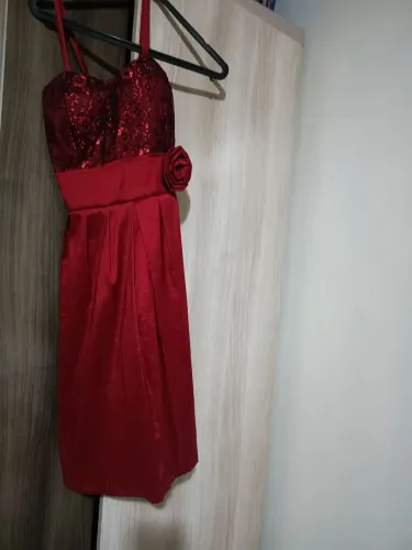Vestido Vermelho Midi