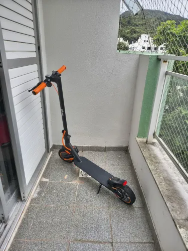 PatiPatinete Eletrico 500w Sistema De Suspensão Autonomia 35km Preto Qbuen-amortecedor