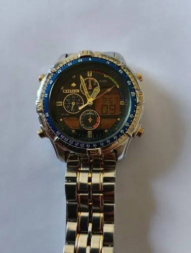 Relógio Citizen Promaster navisurf azul série ouro , troco por Aqualand