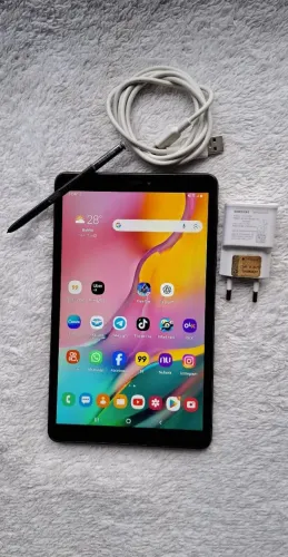 Tab A Com Caneta S Pen Tablet Samsung 32Gbs 8Polegadas Chip 4G faz ligacao