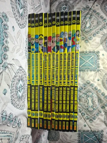 Unitario - Lendas do universo dc - Liga da justiça - 1 ao 8, 11 ao 14 e 20