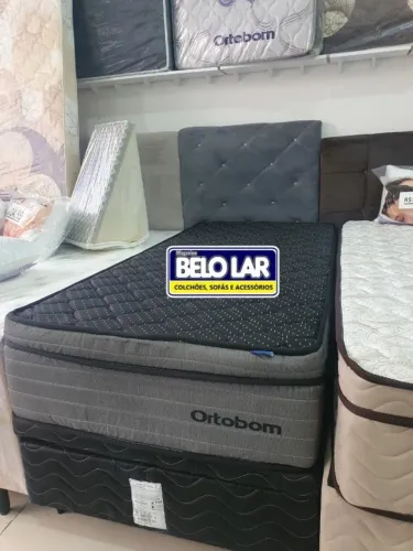 Colchão Solteiro com Baú Black Prime
