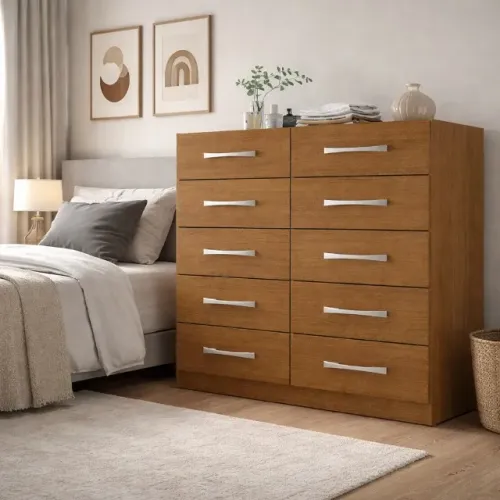 Cômoda Grande Master Quarto Casal 10 Gavetas