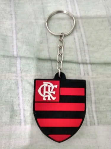 Pingente Flamengo Material Emborrachado Novo