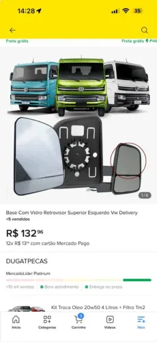 PEÇAS PARA VW DELIVERY