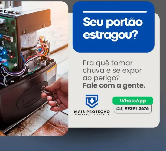 Manutenção em motores portao