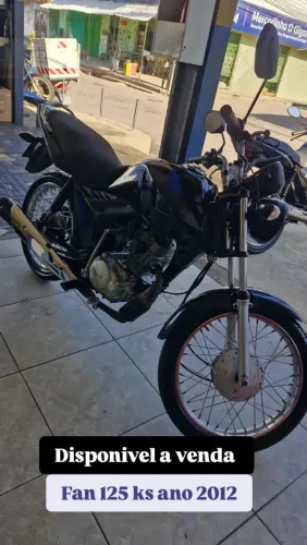 Fan 125 ks ano 2012 moto extra