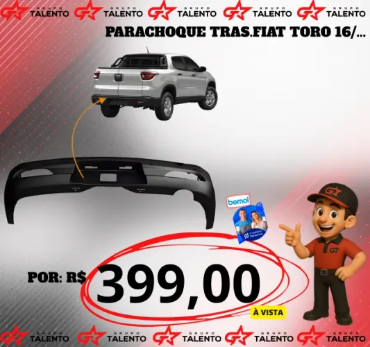 PARACHOQUE TRAS. FIAT TORO