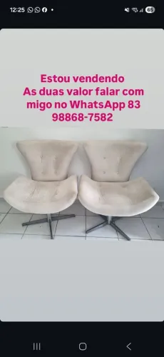 Cadeira giratória pra vender em Parnamirim-RN WhatsApp *
