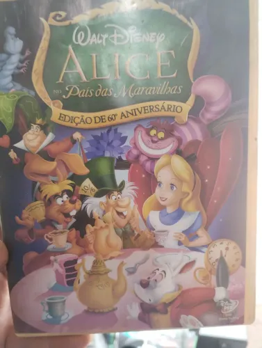 DVD Disney Alice no país das maravilhas