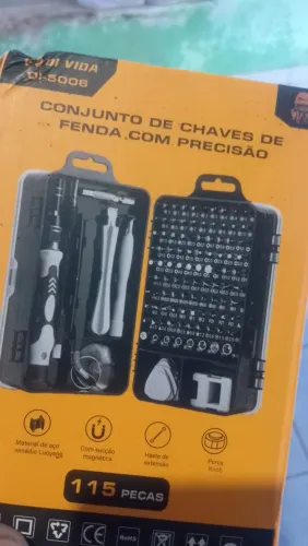 Kit 115 ferramentas de precisão