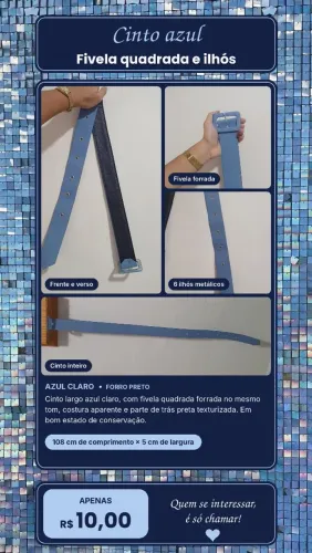 CINTO AZUL