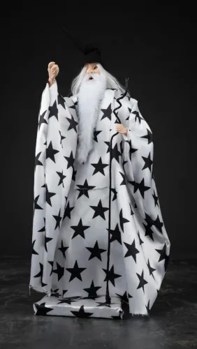 Conheça o MAGO DAS ESTRELAS ? Ele traz energia de sabedoria e proteção! - 58cm de altur
