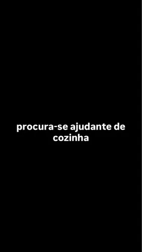 ajudante de cozinha