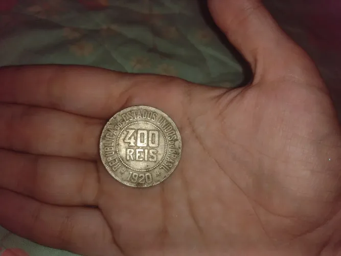 Moeda para colecionadores 400 reis