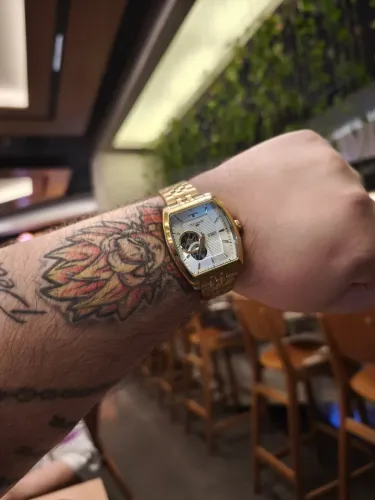 Technos automático 50 metros a prova d'água 